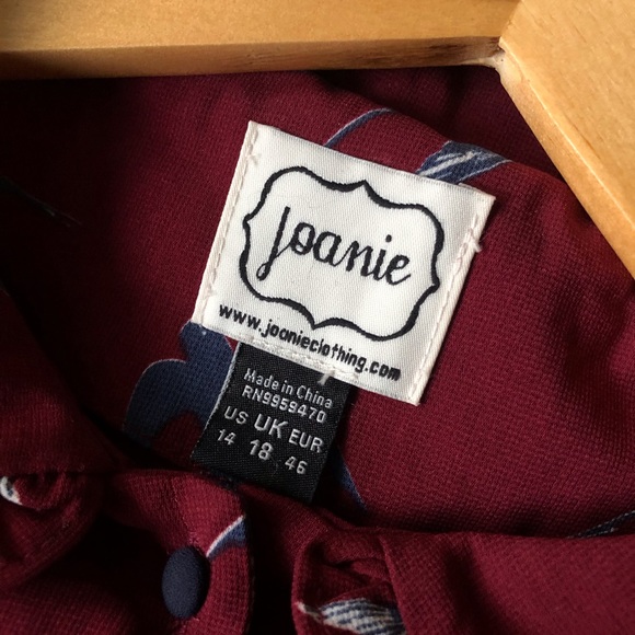 NWOT Burgundy Sparrow Bib Dress - Picture 2 of 2